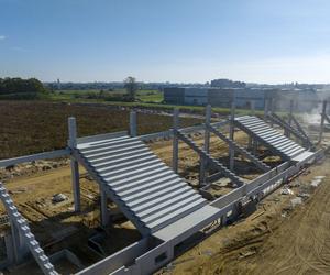 Budowa stadionu w Opolu - październik 2022