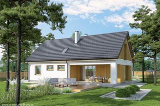 Projekt domu A101 W cieniu drzew (etapowy) - wizualizacje, plany