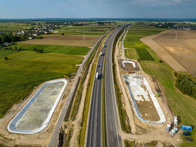 Budowany odcinek S61 Łomża Zachód-Stawiski