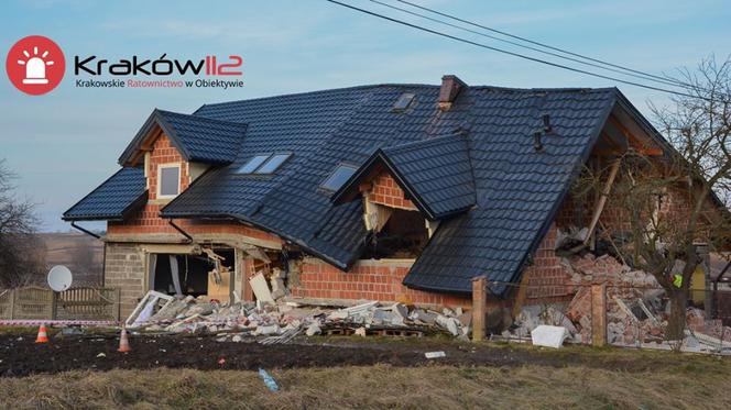 WYBUCH GAZU w Żydowie. RUNĄŁ strop domu 