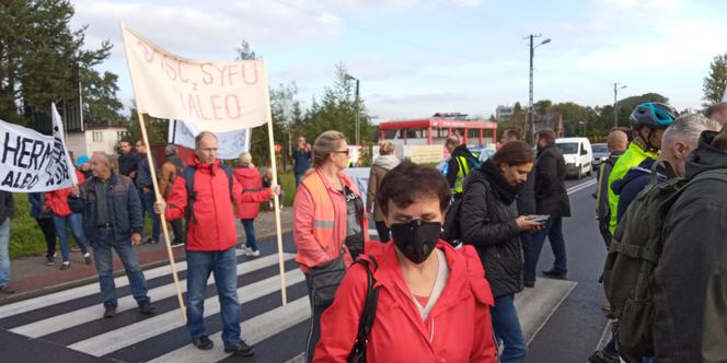 Wielki protest w Skawinie