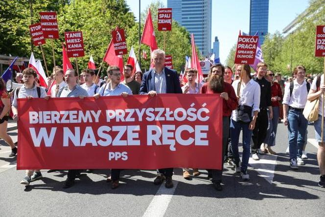 Marsz Lewicy i OZZ z okazji Święta Pracy