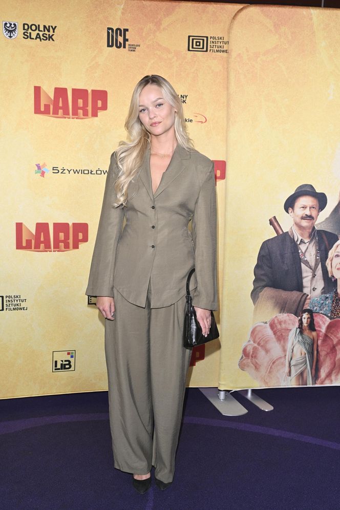 Premiera "LARP. Miłość, trolle i inne questy": Pawł Deląg z partnerką