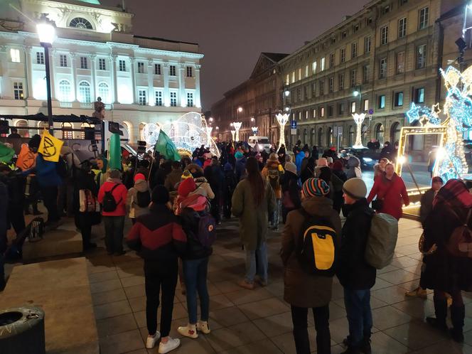 Protest klimatyczny w Warszawie