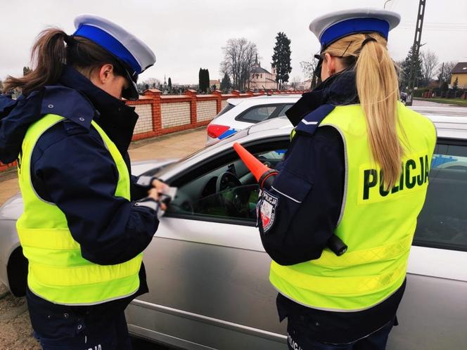 Policjantki pełniące służbę w KWP Białystok