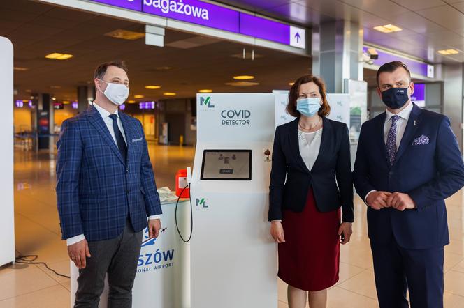 Lotnisko w podrzeszowskiej Jasionce przetestuje innowacyjny wykrywacz koronawirusa! 