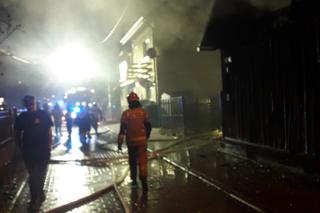 Pożar domu przy ul. Grunwaldzkiej w Tarnowie