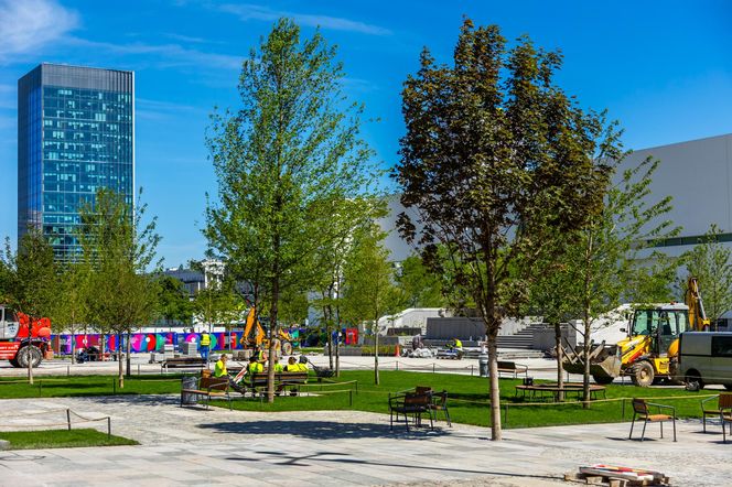 Plac Centralny Warszawa, sierpień 2025