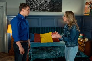 Barwy szczęścia odc. 2710. Tomasz Kępski (Jakub Sokołowski), Grażyna (Kinga Suchan)