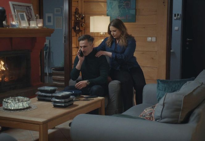 M jak miłość odc. 1868. Anita (Melania Grzesiewicz), Kamil (Marcin Bosak)