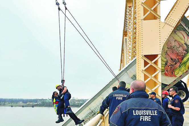 Dramatyczna akcja ratownicza nad rzeką Ohio