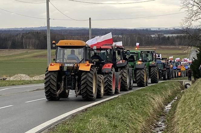 Strajk rolników w Tarnowie i regionie [20.02.2024]