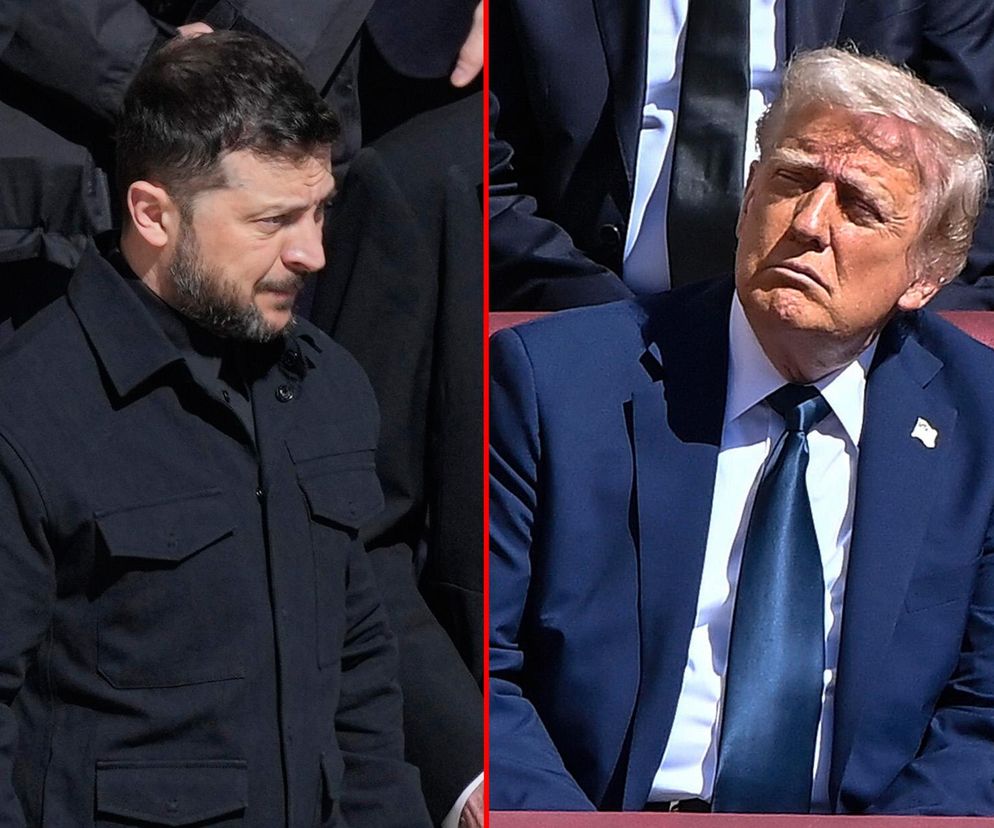 Trump i Zełenski złamali zasady na pogrzebie Franciszka