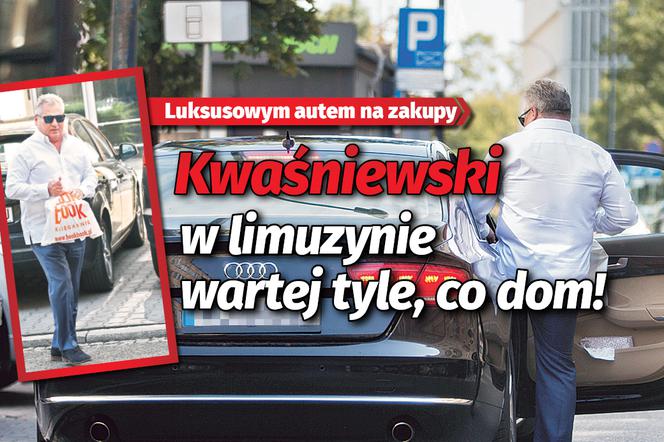 Kwaśniewski w limuzynie  wartej tyle, co dom!