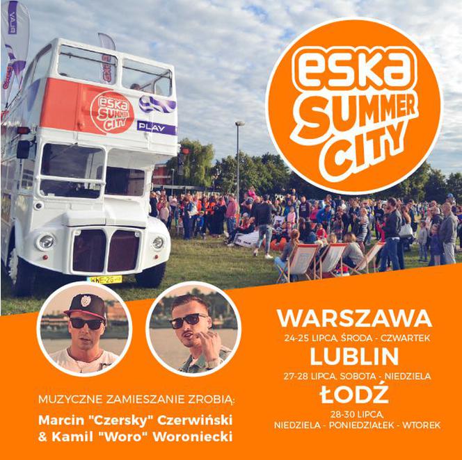 Gigantyczny autobus Eska Summer City w Warszawie! 