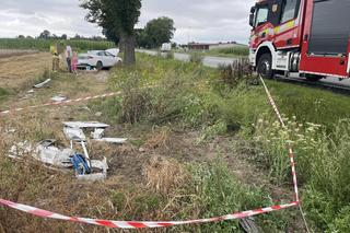 Na szczęście zdarzenie drogowe w miejscowości Chromna nie spowodowało utrudnień w ruchu