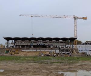 Przebudowa stadionu OSiR w Zamościu trwa. Prace postępują zgodnie z planem