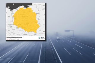 Fatalne warunki na drogach. Mgła pokryje niemal całą Polskę! IMGW wydaje alert I stopnia