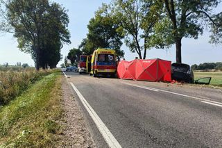 Śmiertelny wypadek w Ostromęczynie. DK-19 zablokowana!