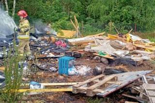 Potężna eksplozja wysadziła w powietrze jej dom pod Bełchatowem! 41-latka z rozległymi poparzeniami potrzebuje pomocy