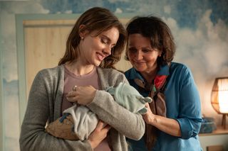 	M jak miłość odc. 1869. Franka (Dominika Kachlik), syn Antoni, Marysia (Małgorzata Pieńkowska)