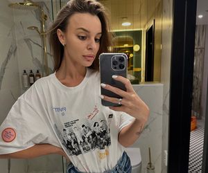 Jakub Rzeźniczak z żoną Pauliną Rzeźniczak