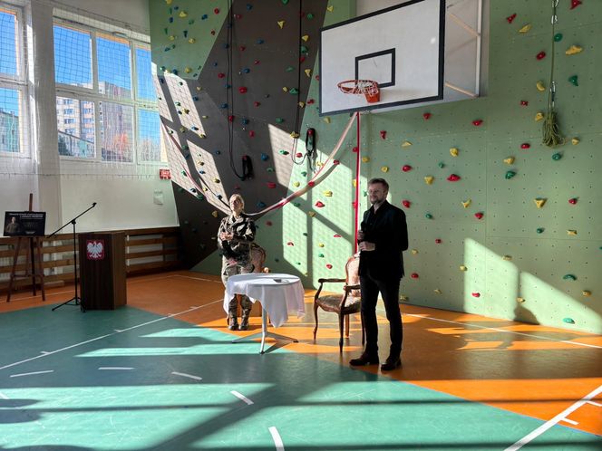 Aleksandra Mirosław z wizytą w Zespole Szkół nr 2 w Nowym Sączu