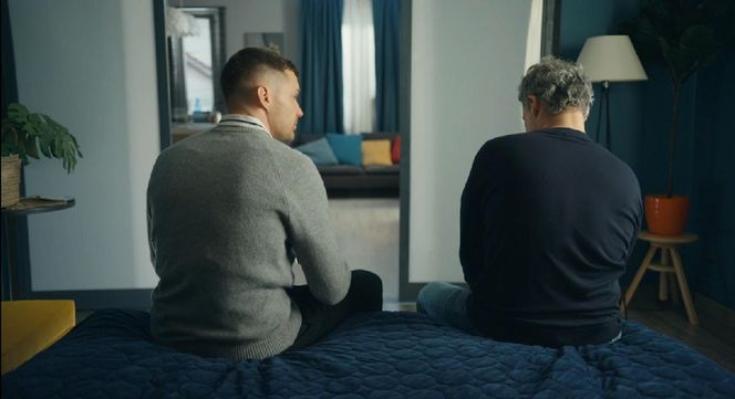 Barwy szczęścia, odcinek 3197. Darek (Andrzej Niemyt), Karol (Jan Wieczorkowski)	