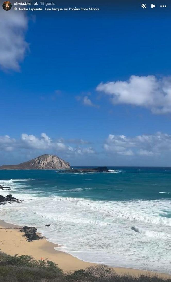 Oliwia Bieniuk na wakacjach