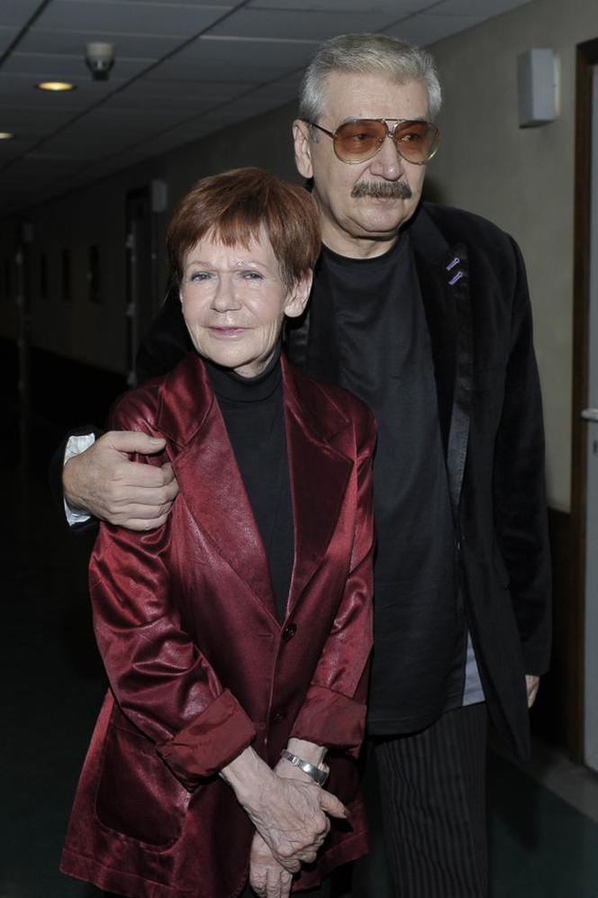 Maria Czubaszek i jej mąż Wojciech Karolak