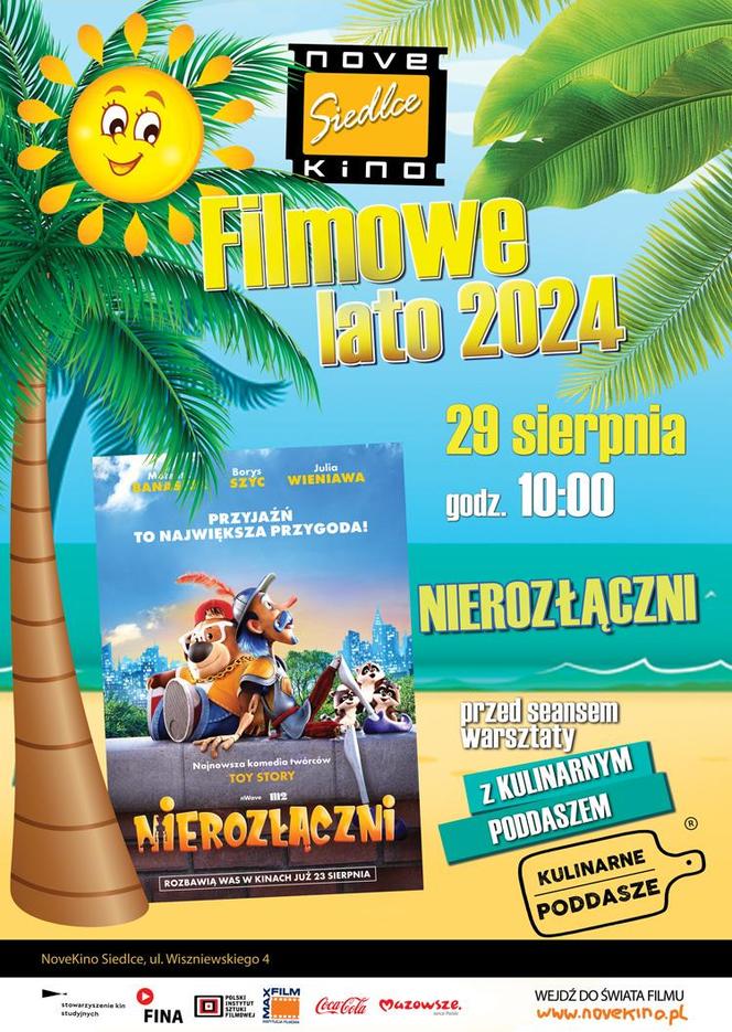 W Novekino Siedlce „Filmowe Lato smakuje magicznie” z Kulinarnym Poddaszem