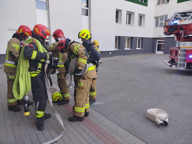 Powiatowe ćwiczenia strażackie w szpitalu wojewódzkim w Siedlcach
