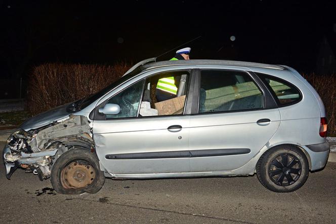 Pijany kierowca doprowadził do kolizji i zepchnął inne auto do rowu