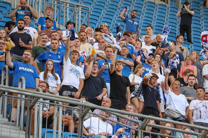 Tak bawili się kibice podczas meczu Lech Poznań - Górnik Zabrze