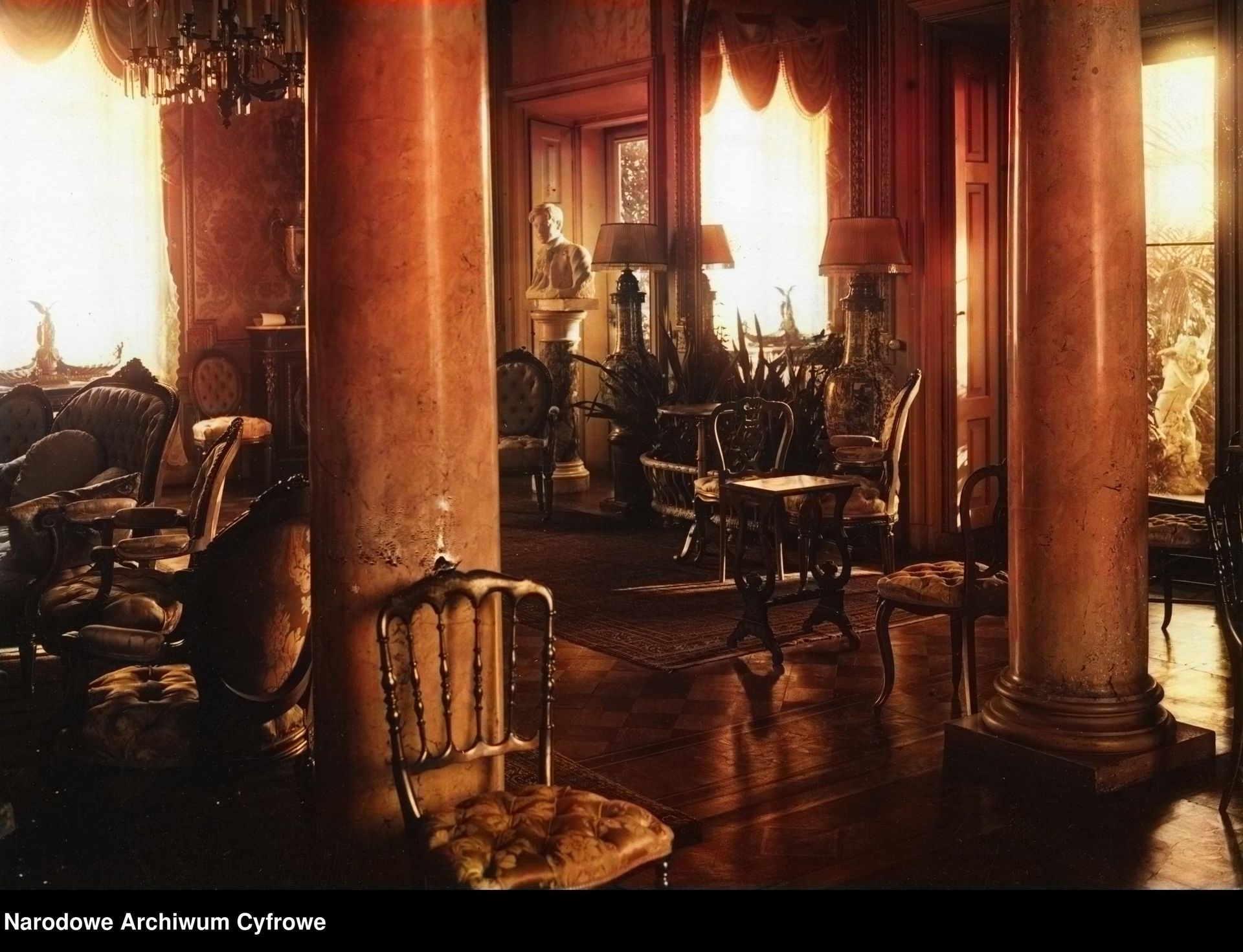 Pałac Sobańskich w Warszawie. Wnętrza