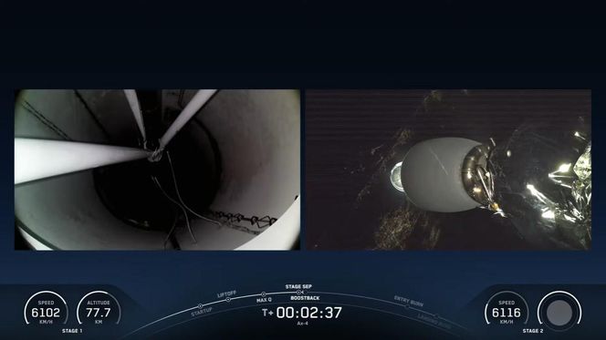 Sławosz Uznański-Wiśniewski poleciał w kosmos! Tak wyglądał start misji Axiom-4