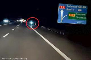 Torzym: Hulajnogą na autostradzie... pod prąd... po paliwo [FILM i FOTO]