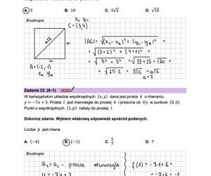 Matura próbna matematyka 2024 - odpowiedzi