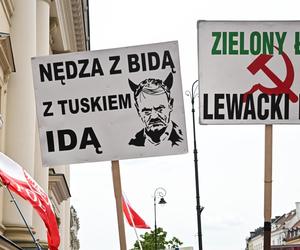 Protest w Warszawie 