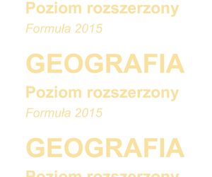 Matura 2025 geografia - arkusz CKE 15.05.2025 - Formuła 2015	