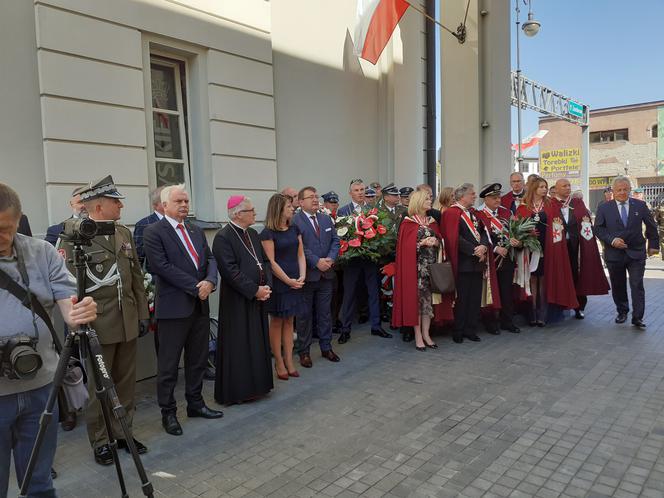 Odsłonięcie tablicy upamiętniającej 100-lecie Cudu nad Wisłą