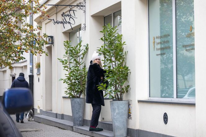 Grażyna Szapolowska  na zakupach w butiku Doroty Goldpoint