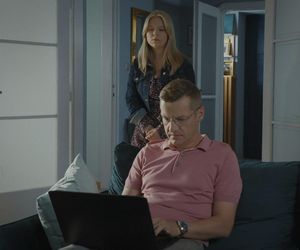 M jak miłość, odcinek 1888. Lenka (Olga Cybińska), Piotrek (Marcin Mroczek)