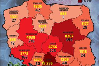 Koronawirus w Polsce. Statystyki, wykresy, grafiki (20 sierpnia)