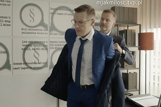 M jak miłość odc. 1730.Piotrek (Marcin Mroczek), Andrzej Budzyński (Krystian Wieczorek)