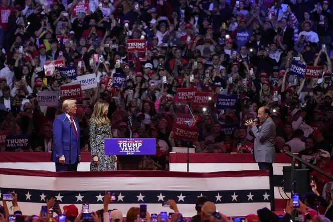 Wiec Trumpa na Madison Square Garden