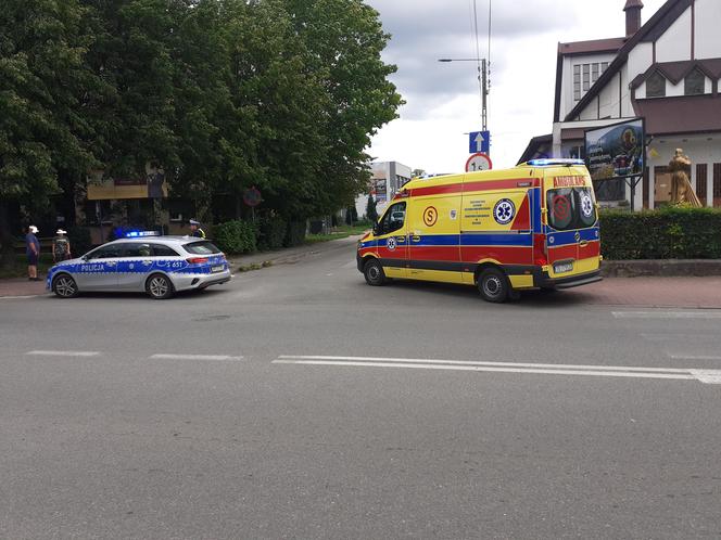 Potrącenie pieszej na ulicy Radomskiej w Starachowicach