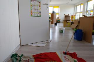 Przedszkole nr 14 w Zamościu po ulewie (04.06) 