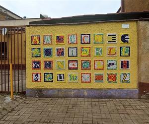 Mozaika Alfabet Śródmieścia w Szczecinie