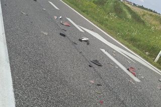 Śmiertelny wypadek na DK9 pod Sandomierzem. Nie żyje kierowca skutera 